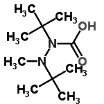 CAS 登录号：158738-63-7， 2-甲基-1,2-二(2-甲基-2-丙基)肼羧酸