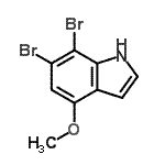 CAS#: 158920-11-7, 6,7-Dibromo-4-Methoxy-1H-Indole