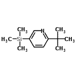CAS 登录号：158954-46-2， 2-(2-甲基-2-丙基)-5-(三甲基硅烷基)吡啶
