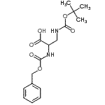 CAS 登录号：159002-15-0， N-[(苄氧基)羰基]-3-({[(2-甲基-2-丙基)氧基]羰基}氨基)丙氨酸
