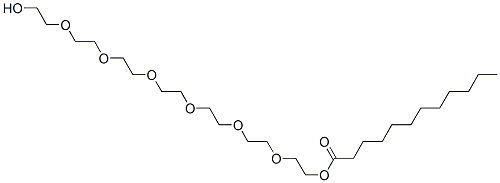 CAS#: 15901-19-6, 20-Hydroxy-3,6,9,12,15,18-Hexaoxaicos-1-Yl Laurate