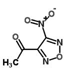 CAS 登录号：159014-10-5， 1-(4-硝基-1,2,5-恶二唑-3-基)乙酮