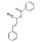 CAS#: 1591-17-9, (2E)-1-Cyano-3-Phenyl-2-Propen-1-Yl Benzoate
