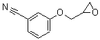 CAS 登录号：159183-52-5， 3-(2-环氧乙烷基甲氧基)苯甲腈