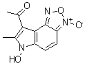 CAS#: 159325-85-6, 1-(6-Hydroxy-7-Methyl-3-Oxido-6H-[1,2,5]Oxadiazolo[3,4-e]Indol-8-Yl)Ethanone
