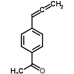 CAS 登录号：159527-72-7， 1-(4-丙二烯基苯基)乙酮