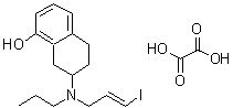 CAS#: 159651-91-9, 7-{[(2E)-3-Iodo-2-Propen-1-Yl](Propyl)Amino}-5,6,7,8-Tetrahydro-1-Naphthalenol Ethanedioate (1:1)