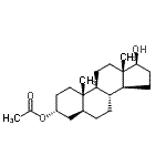 CAS#: 1600-76-6, (3alpha,5alpha,17beta)-17-Hydroxyandrostan-3-Yl Acetate