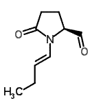CAS 登录号：160024-28-2， (2S)-1-[(1E)-1-丁烯-1-基]-5-氧代-2-吡咯烷甲醛