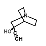 CAS 登录号：160127-75-3， (3S)-3-乙炔基奎宁环-3-醇
