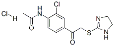 CAS#: 160518-39-8, N-[2-Chloro-4-[2-(4,5-Dihydro-1H-Imidazol-2-Ylsulfanyl)Acetyl]Phenyl]Acetamide Hydrochloride