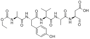 CAS#: 160534-05-4, N-(Ethoxycarbonyl)-L-Alanyl-L-Tyrosyl-L-Valyl-N-[(1S)-2-Carboxy-1-Formylethyl]-L-Alaninamide