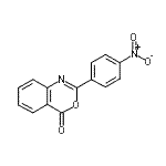 CAS 登录号：16063-05-1， 2-(4-硝基苯基)-4H-3,1-苯并恶嗪-4-酮
