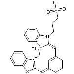 CAS#: 160649-43-4, 3-[(2Z)-2-[[(3Z)-3-[(3-Ethyl-1,3-Benzothiazol-3-Ium-2-Yl)Methylene]-1-Cyclohexenyl]Methylene]-1,3-Benzothiazol-3-Yl]Propane-1-Sulfonate