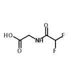 CAS 登录号：160845-43-2， N-(二氟乙酰基)甘氨酸