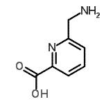 CAS 登录号：160939-17-3， 6-(氨基甲基)-2-吡啶羧酸