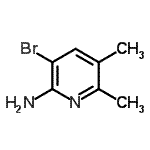 CAS#: 161091-49-2, 3-Bromo-5,6-Dimethyl-2-Pyridinamine