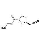 CAS#: 161257-64-3, Ethyl (5S)-5-(Cyanomethyl)-L-Prolinate