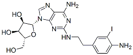 CAS#: 161536-31-8, (2R,3R,4S,5R)-2-[6-Amino-2-[2-(4-Amino-3-Iodophenyl)Ethylamino]Purin-9-Yl]-5-(Hydroxymethyl)Oxolane-3,4-Diol