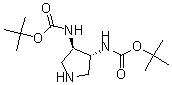 CAS 登录号：161723-00-8， (3R,4R)-3,4-吡咯烷二基二氨基甲酸二叔丁酯