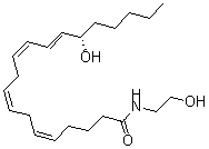 CAS#: 161744-53-2, (5Z,8Z,11Z,13E,15S)-15-Hydroxy-N-(2-Hydroxyethyl)-5,8,11,13-Eicosatetraenamide