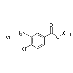 CAS#: 161796-15-2, Methyl 3-Amino-4-Chlorobenzoate Hydrochloride (1:1)