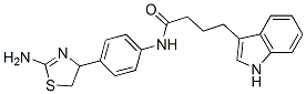 CAS#: 161806-43-5, N-[4-(2-Amino-4,5-Dihydro-1,3-Thiazol-4-Yl)Phenyl]-4-(1H-Indol-3-Yl)Butanamide