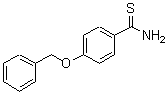 CAS#: 161975-22-0, 4-(Benzyloxy)Benzenecarbothioamide