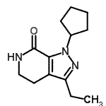 CAS#: 162142-14-5, 1-Cyclopentyl-3-Ethyl-1,4,5,6-Tetrahydro-7H-Pyrazolo[3,4-c]Pyridin-7-One