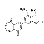 CAS#: 162151-83-9, 2-Hydroxy-3-[(2E)-3-(3,4,5-Trimethoxyphenyl)-2-Propenoyl]-2,4,6-Cycloheptatrien-1-One