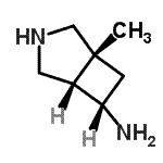 CAS#: 162205-75-6, (1R,5S,6S)-1-Methyl-3-Azabicyclo[3.2.0]Heptan-6-Amine