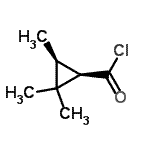CAS#: 162224-57-9, (1R,3S)-2,2,3-Trimethylcyclopropanecarbonyl Chloride