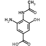 CAS#: 162252-46-2, 4-Acetamido-3-Amino-5-Hydroxybenzoic Acid