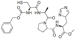 CAS#: 162334-61-4, Methyl (2S)-3-(3H-Imidazol-4-Yl)-2-[[(2S)-1-[(2S)-2-[[(2R)-2-Phenylmethoxycarbonylamino-3-Sulfanylpropanoyl]Amino]Propanoyl]Pyrrolidine-2-Carbonyl]Amino]Propanoate Hydrochloride