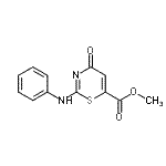 CAS#: 16238-38-3, Methyl 2-Anilino-4-Oxo-4H-1,3-Thiazine-6-Carboxylate