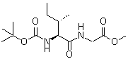 CAS#: 16257-04-8, Methyl N-{[(2-Methyl-2-Propanyl)Oxy]Carbonyl}-L-Isoleucylglycinate