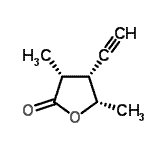 CAS 登录号：162612-26-2， (3R,4R,5S)-4-乙炔基-3,5-二甲基二氢-2(3H)-呋喃酮
