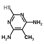 CAS#: 162706-06-1, 4,6-Diamino-5-Methyl-Pyrimidine-2-Thiol