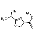 CAS#: 162739-76-6, Methyl (4S)-2-Isopropyl-4,5-Dihydro-1,3-Oxazole-4-Carboxylate