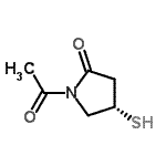 CAS#: 162753-53-9, (4S)-1-Acetyl-4-Sulfanyl-2-Pyrrolidinone