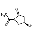 CAS#: 162753-54-0, (4R)-1-Acetyl-4-Sulfanyl-2-Pyrrolidinone