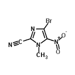 CAS#: 162759-92-4, 4-Bromo-1-Methyl-5-Nitro-1H-Imidazole-2-Carbonitrile