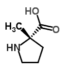 CAS 登录号：16277-06-8， (2S)-2-甲基-2-吡咯烷鎓羧酸酯