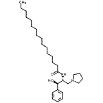 CAS#: 163042-29-3, N-[(1R,2R)-1-Hydroxy-1-Phenyl-3-(1-Pyrrolidinyl)-2-Propanyl]Hexadecanamide
