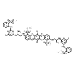 CAS#: 163062-28-0, Lithium Sodium 6,13-Dichloro-3,10-Bis{[2-({4-Fluoro-6-[(2-Sulfonatophenyl)Amino]-1,3,5-Triazin-2-Yl}Amino)Propyl]Amino}[1,4]Benzoxazino[2,3-b]Phenoxazine-4,11-Disulfonate (2:2:1)