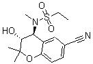 CAS#: 163163-24-4, N-[(3R,4S)-6-Cyano-3,4-Dihydro-3-Hydroxy-2,2-Dimethyl-2H-1-Benzopyran-4-Yl]-N-Methyl-Ethanesulfonamide