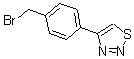 CAS#: 163798-92-3, 4-[4-(Bromomethyl)Phenyl]-1,2,3-Thiadiazole