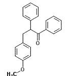 CAS#: 16384-66-0, 3-(4-Methoxyphenyl)-1,2-Diphenyl-1-Propanone