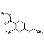 CAS#: 163852-89-9, Methyl 6-Ethoxy-2-Methyl-5,6-Dihydro-1,4-Oxathiine-3-Carboxylate