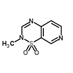 CAS#: 164406-90-0, 2-Methyl-2H-Pyrido[4,3-e][1,2,4]Thiadiazine 1,1-Dioxide